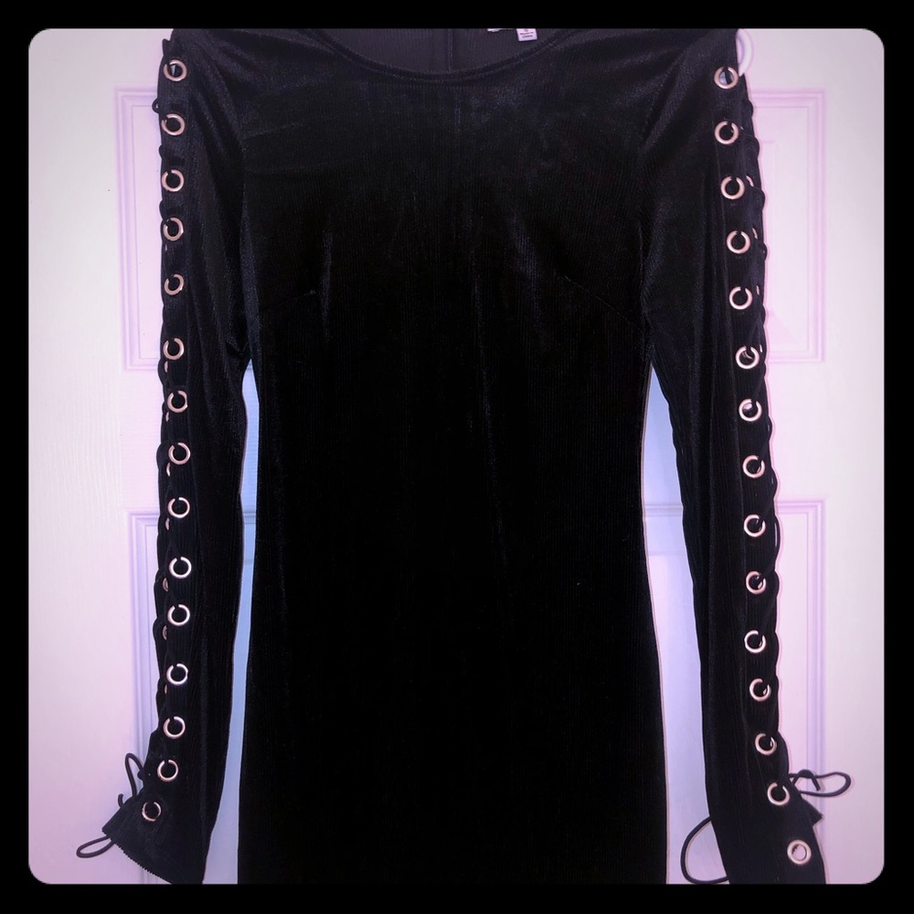 Black Velvet Dress